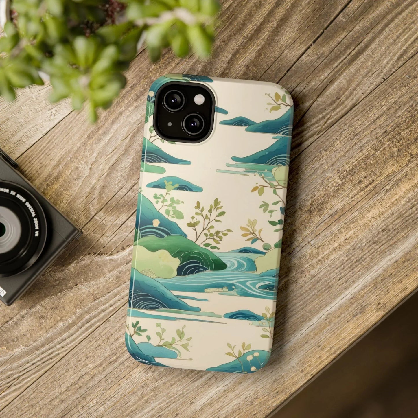 Nature Landscape Phone Case for iPhone 12-16 and Samsung Galaxy S21-S22 Models - KarArmDesign