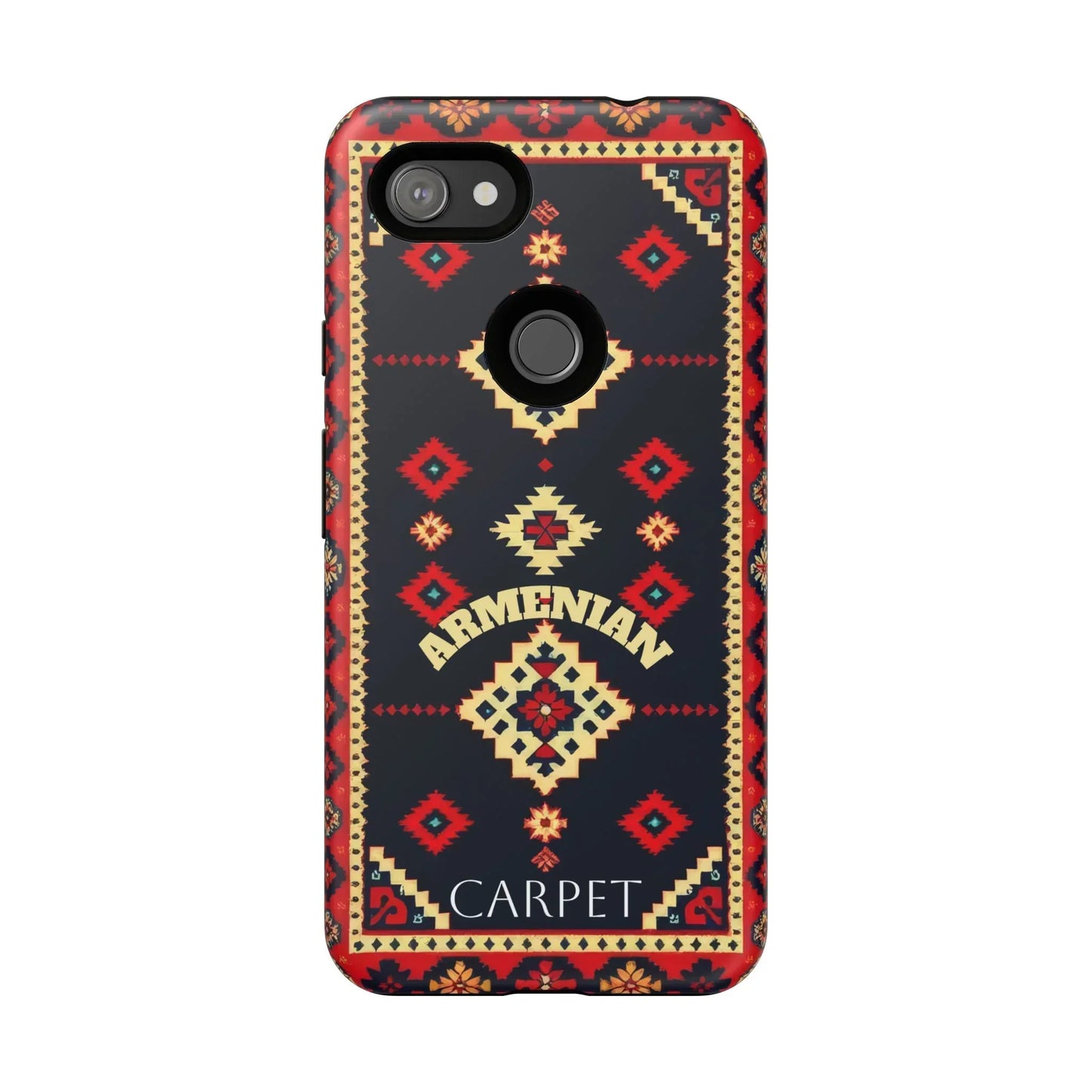 Armenian Carpet Design Phone Case for Samsung Galaxy and Google Pixel Models - KarArmDesign