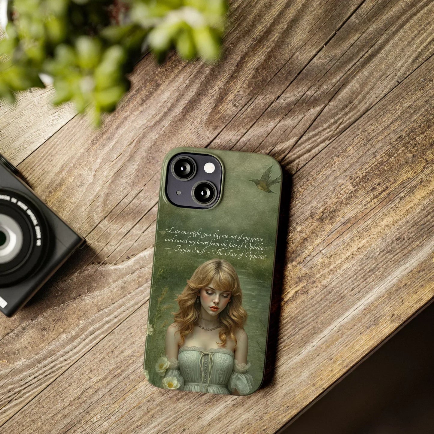 "Melancholic Ophelia" Phone Case for iPhone 7-17 Models - KARARMDESIGN