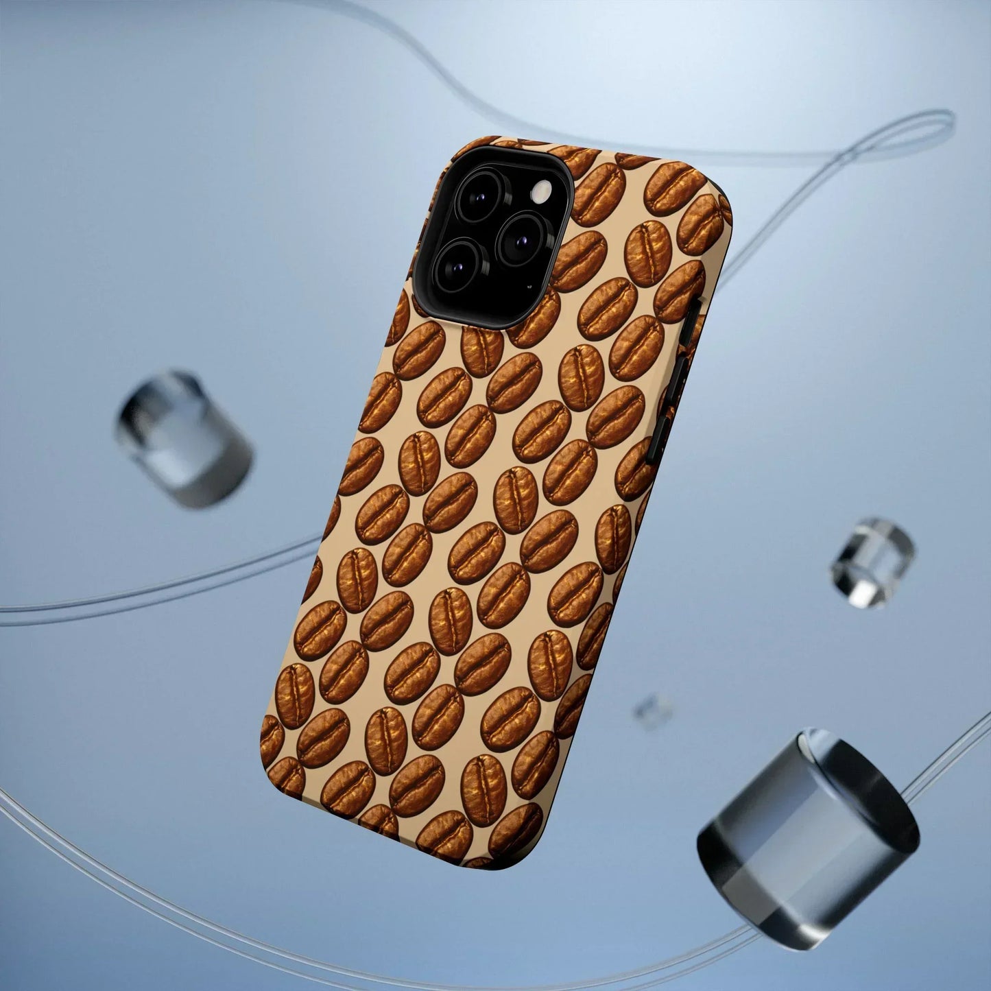 Coffee Pattern Phone Case for iPhone and Samsung Galaxy - KarArmDesign