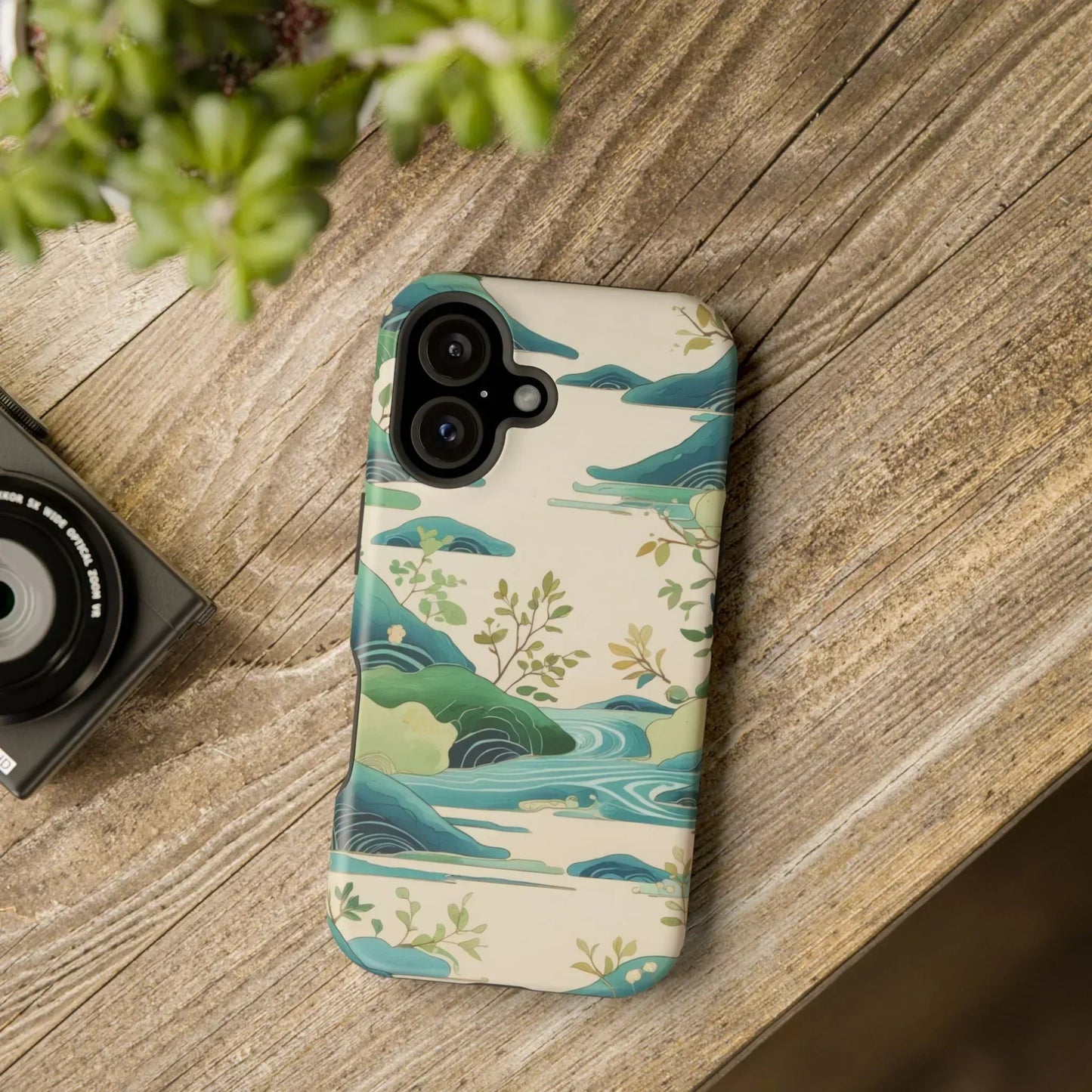 Nature Landscape Phone Case for iPhone 12-16 and Samsung Galaxy S21-S22 Models - KarArmDesign