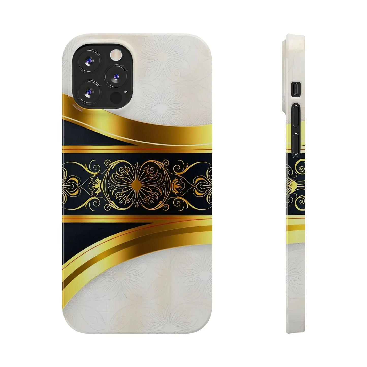 Baroque Gold Floral Phone Case for iPhone and Samsung - KarArmDesign