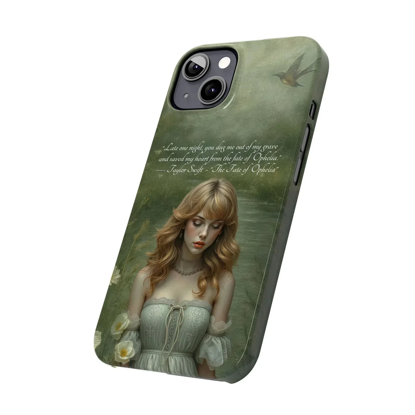 "Melancholic Ophelia" Phone Case for iPhone 7-17 Models - KARARMDESIGN