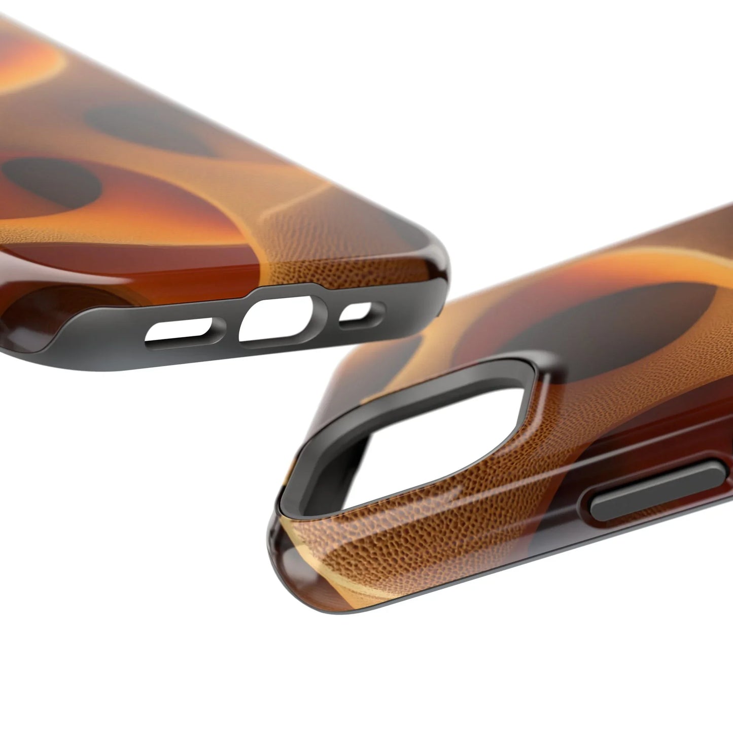 Amber Flow Phone Case for iPhone 11-17 and Samsung Galaxy S21-S22 Models - KarArmDesign