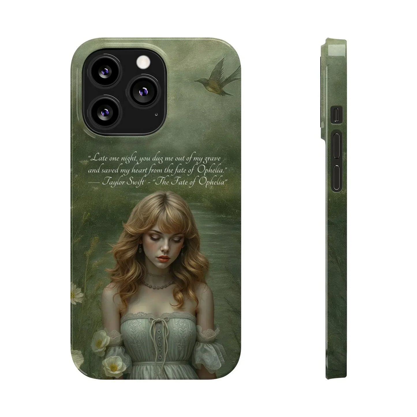 "Melancholic Ophelia" Phone Case for iPhone 7-17 Models - KARARMDESIGN