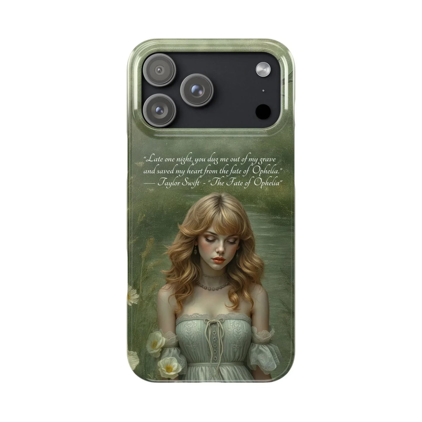 "Melancholic Ophelia" Phone Case for iPhone 7-17 Models - KARARMDESIGN