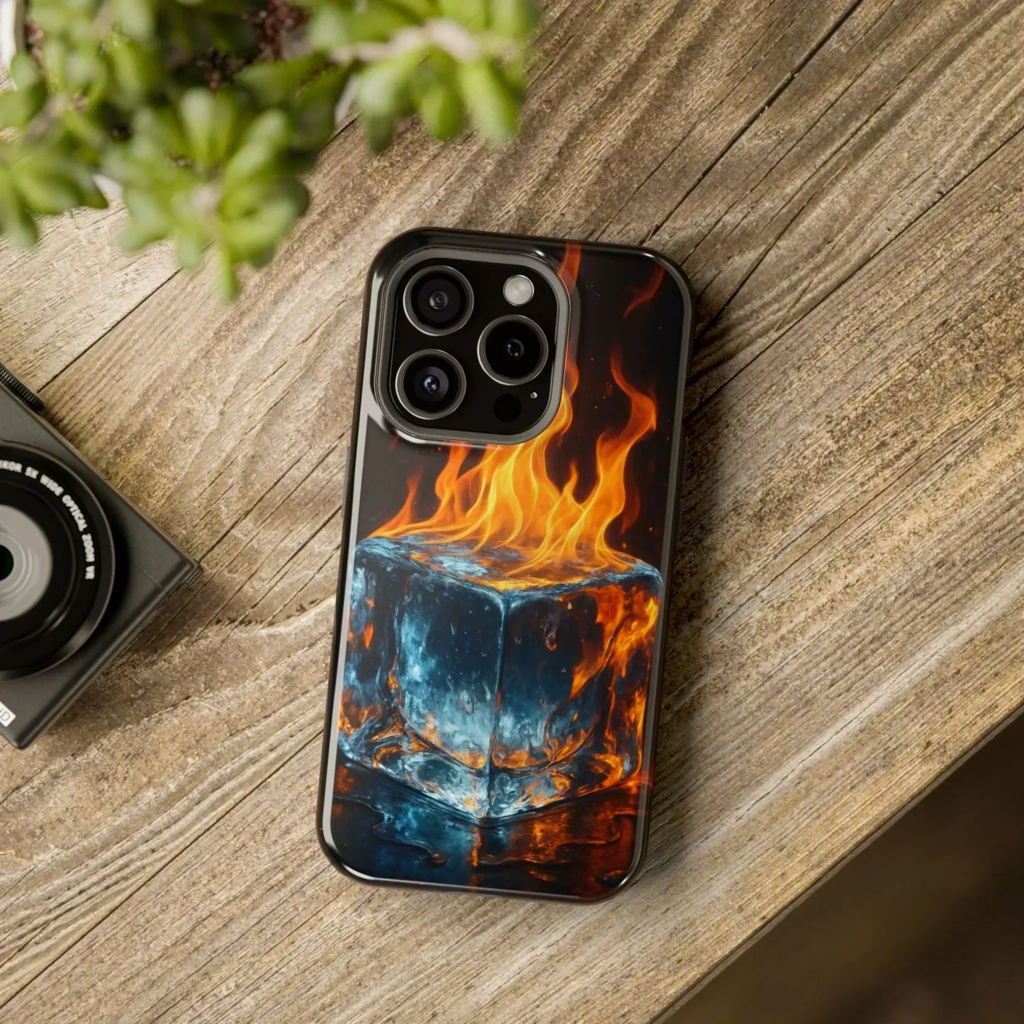 Flame Ice Phone Case for iPhone 12-16 and Samsung Galaxy S21-S22 - KarArmDesign