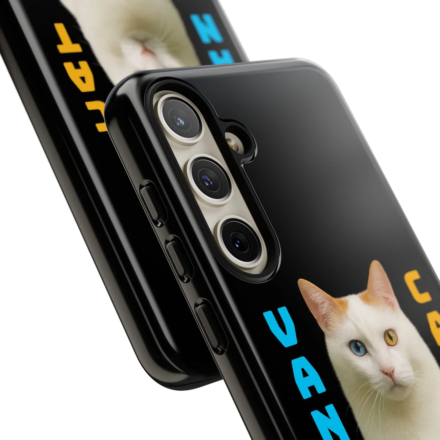 VAN CAT Phone Case for iPhone 8-16 and Samsung Galaxy S20-S25 Models