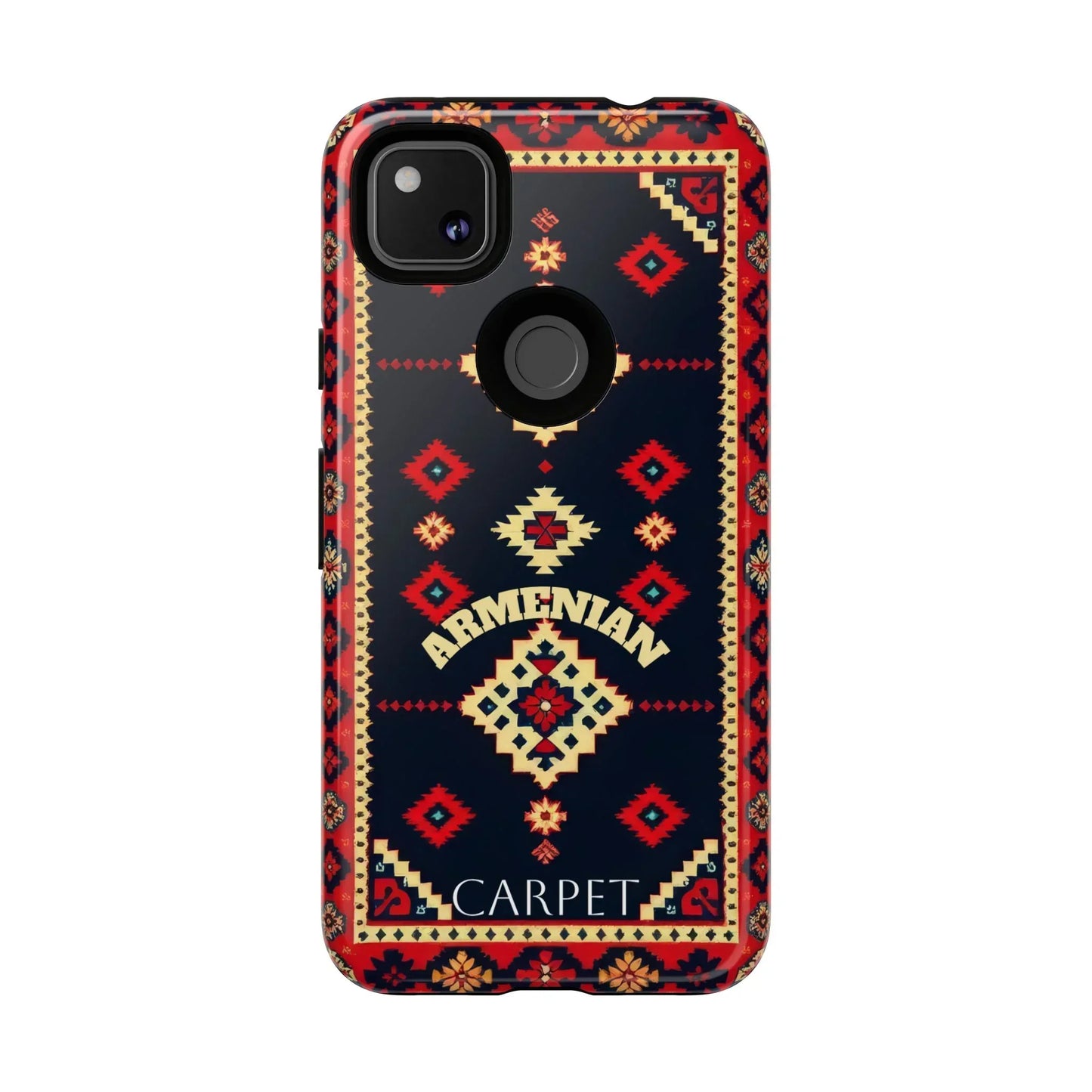 Armenian Carpet Design Phone Case for Samsung Galaxy and Google Pixel Models - KarArmDesign