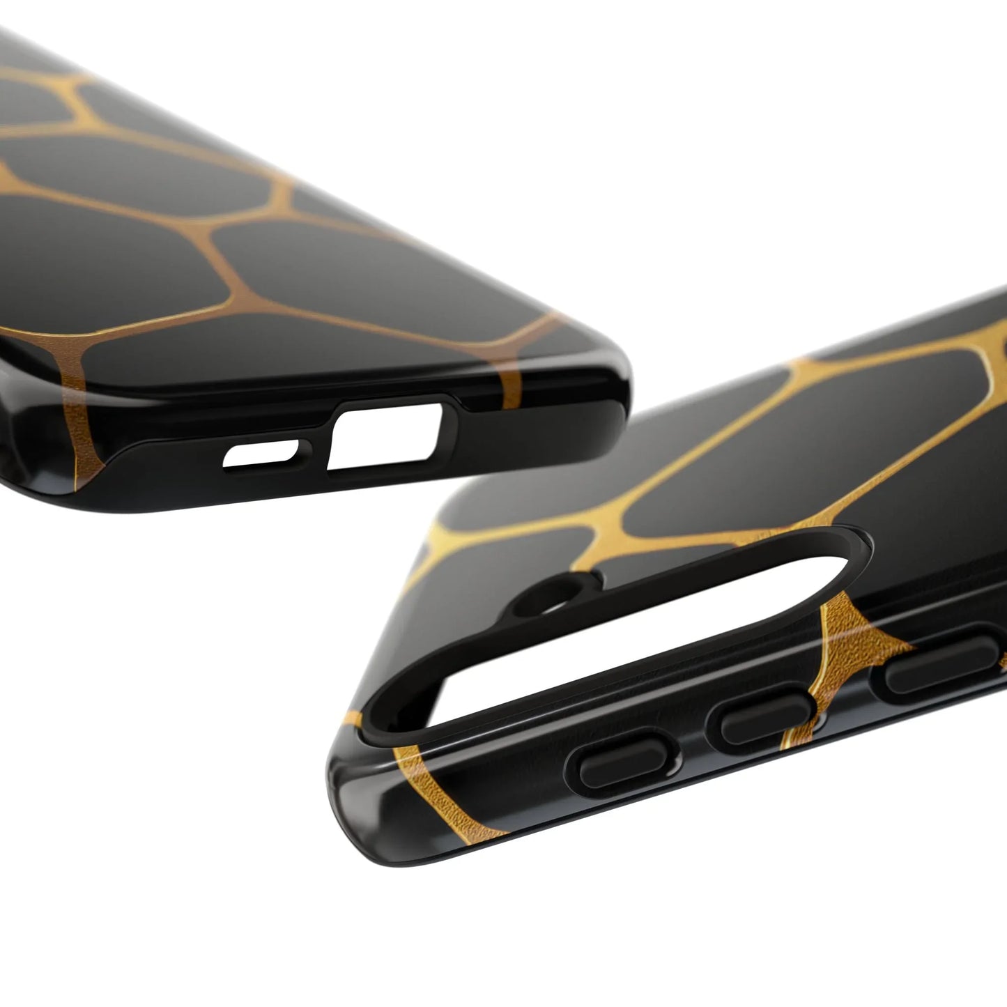 Golden Cellscape Phone Case for iPhone 8-16 and Galaxy S10-S25 Models - KarArmDesign