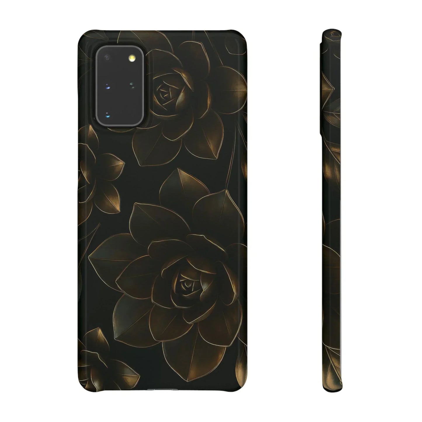 Metal Flower Phone Case for iPhone 7-16 and Galaxy S10-S24 Models - KarArmDesign