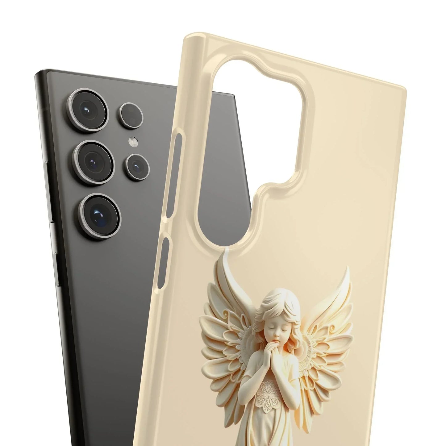 Heavenly Angel Phone Case for iPhone 7-16 and Samsung Galaxy S10-S24 Models - KarArmDesign
