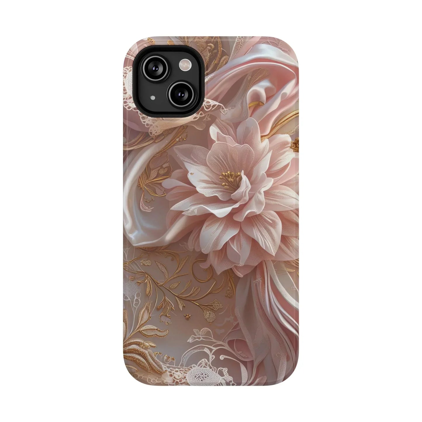 Elegant Floral Impact-Resistant Phone Case for iPhone 12-16 and Samsung Galaxy S21-S22 Models - KarArmDesign