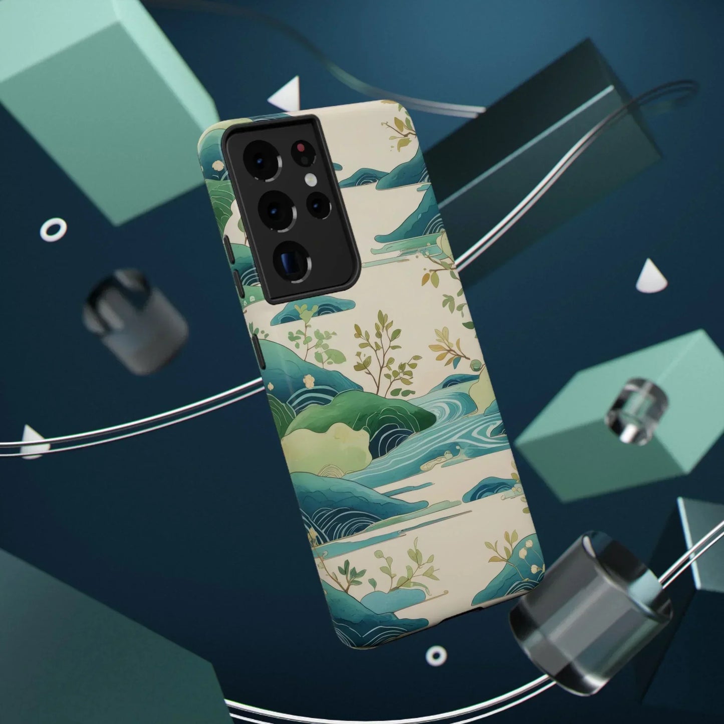 Nature Landscape Phone Case for iPhone 12-16 and Samsung Galaxy S21-S22 Models - KarArmDesign