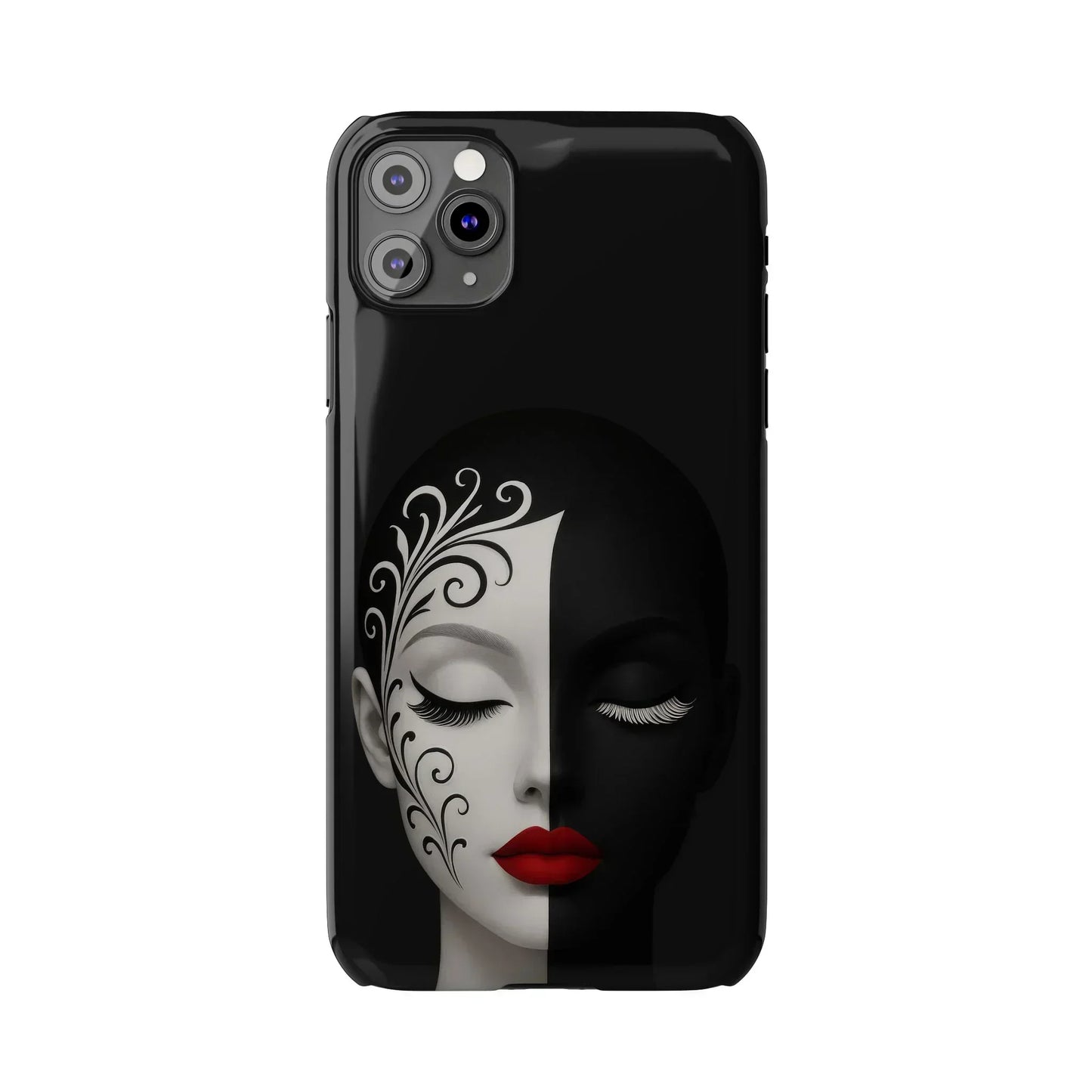 Artistic Head Design Phone Case for iPhone 7-16 Models - KarArmDesign