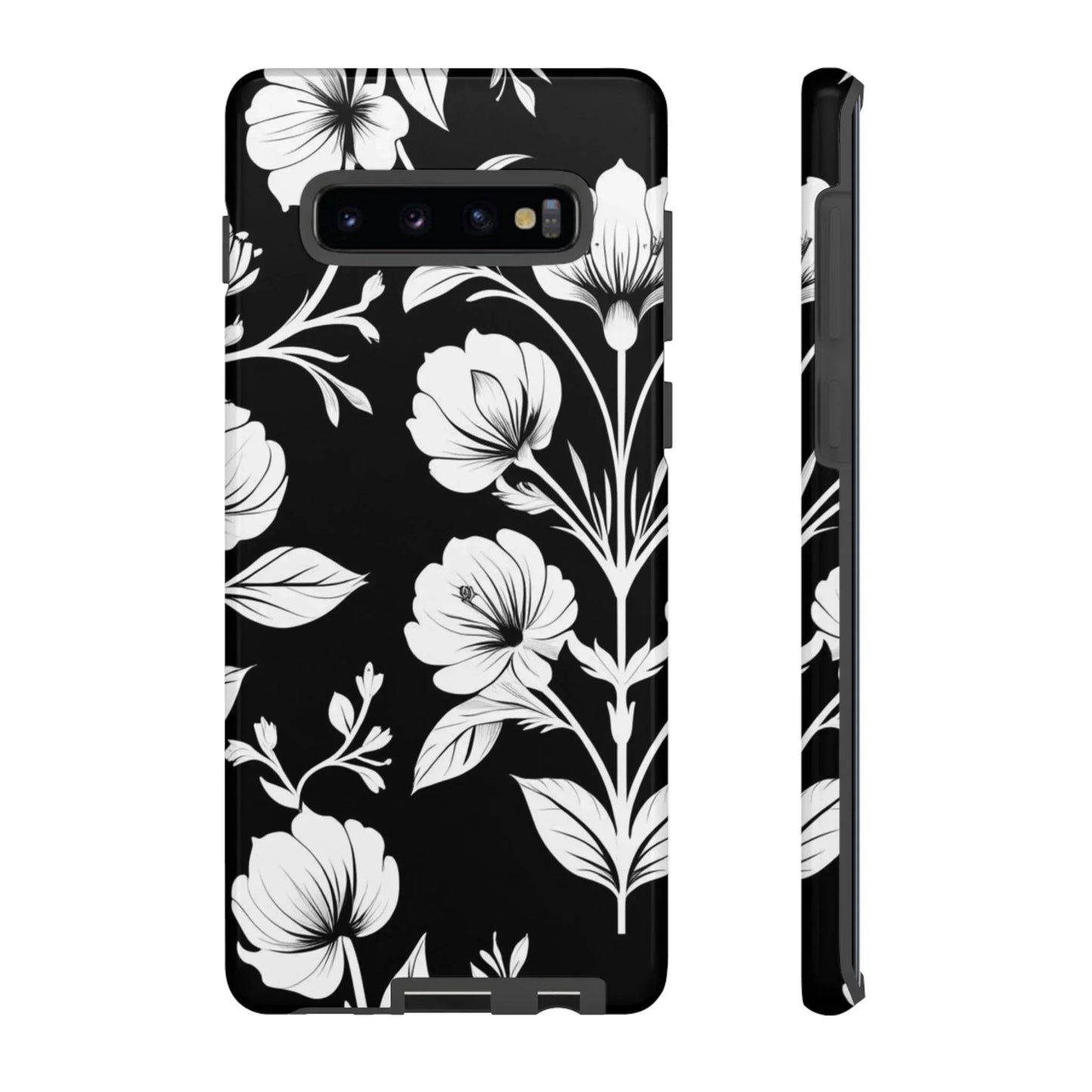 ElegantFloral Phone Case for Samsung Galaxy S10-S25 Models - KarArmDesign