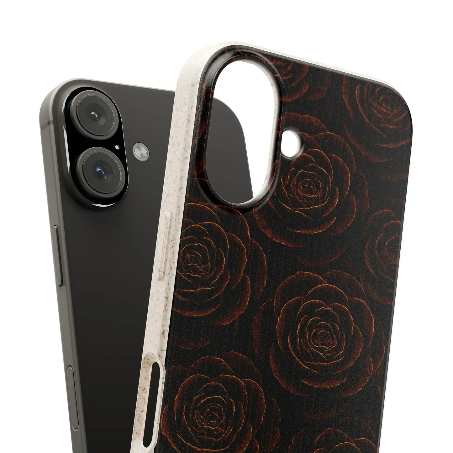 Wooden Roses Phone Case for iPhone 11-16 and Samsung Galaxy S20-S22 Models - KarArmDesign