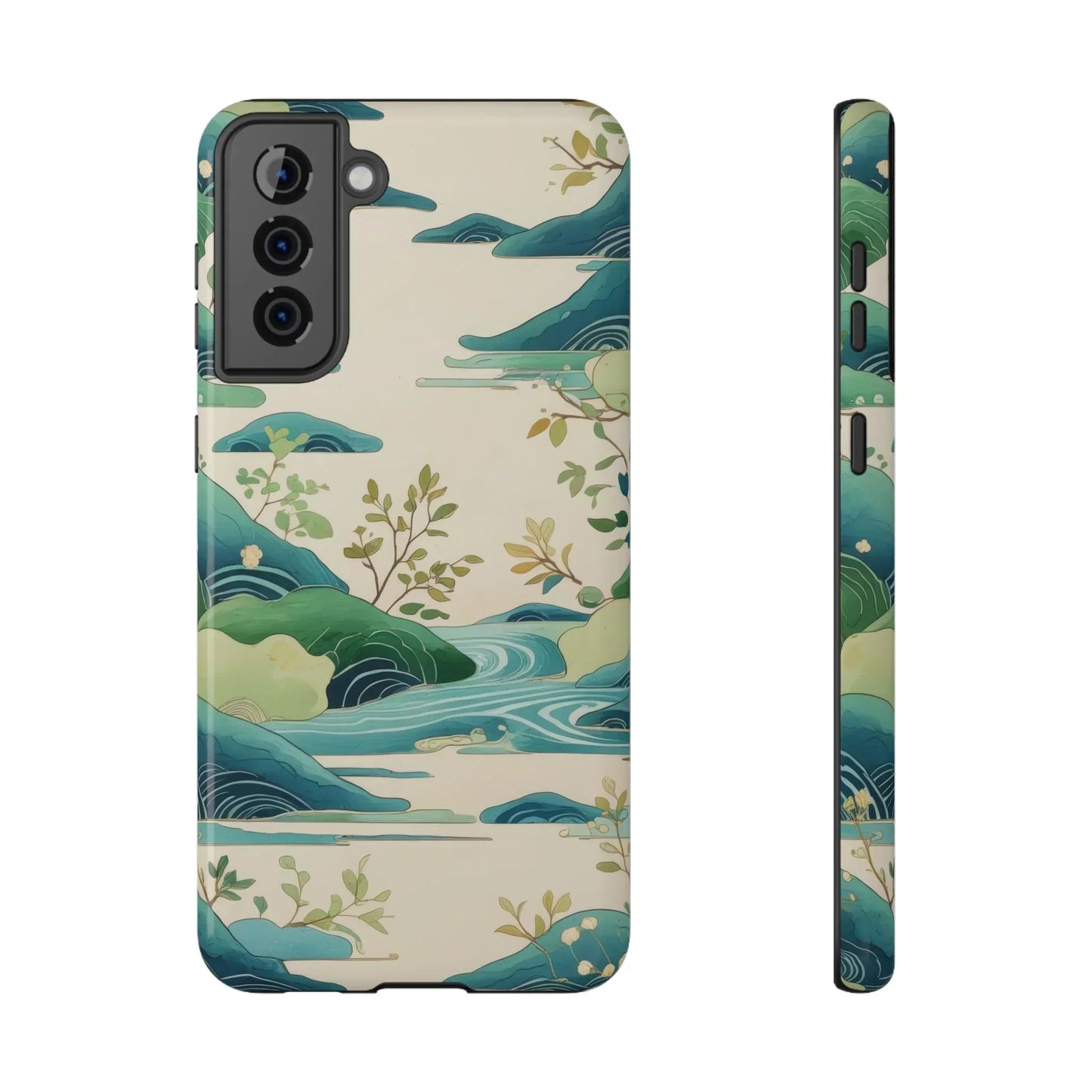 Nature Landscape Phone Case for iPhone 12-16 and Samsung Galaxy S21-S22 Models - KarArmDesign