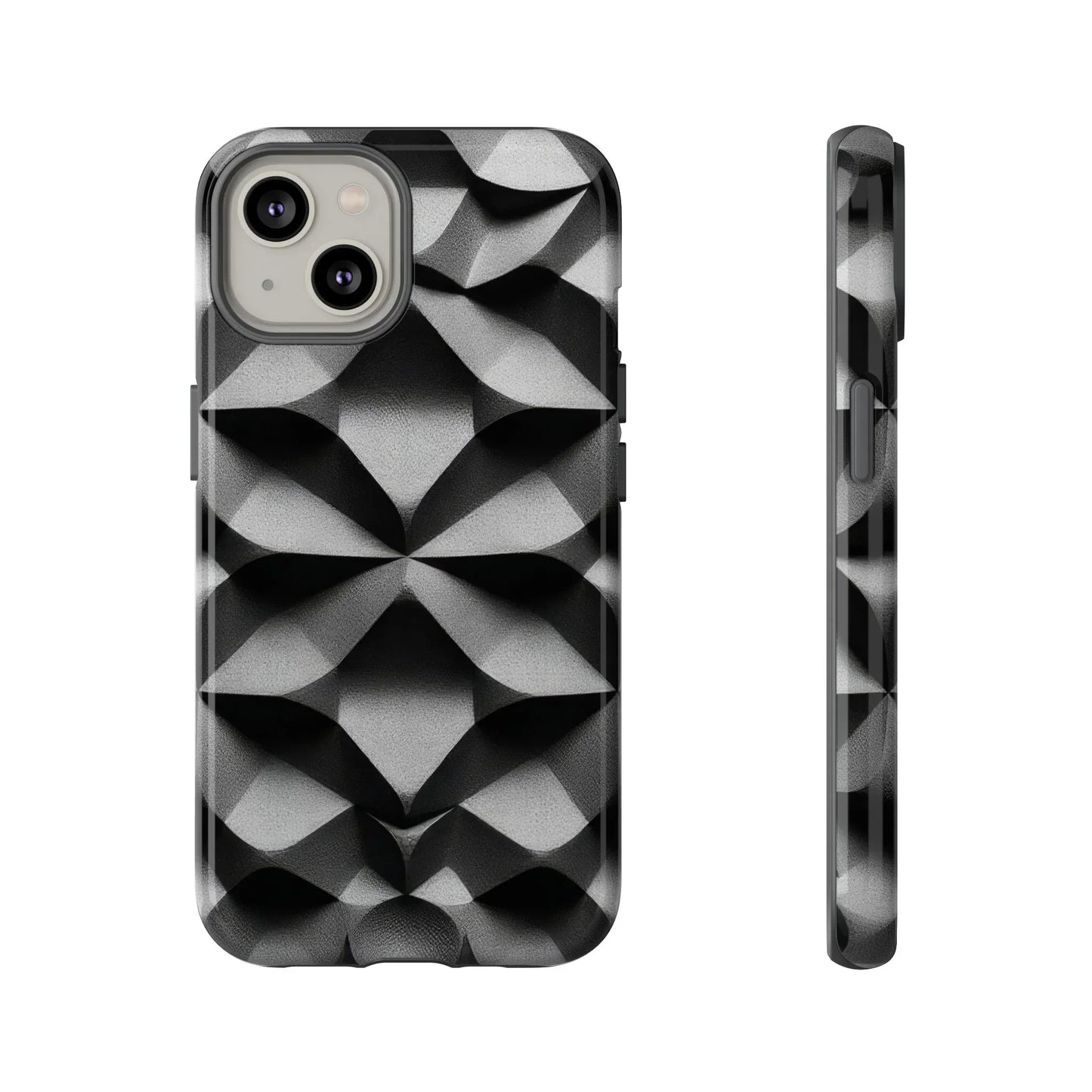 3D Geometric Phone Case for iPhone 8–16 Models - KarArmDesign