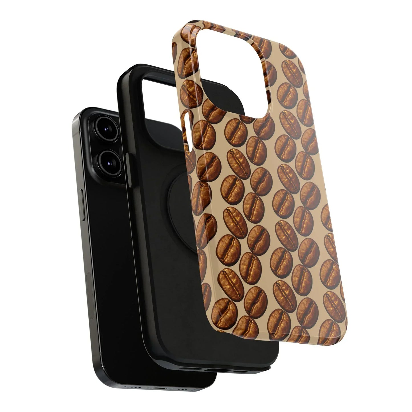 Coffee Pattern Phone Case for iPhone and Samsung Galaxy - KarArmDesign