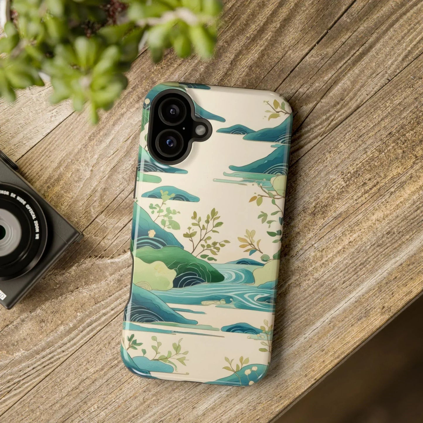 Nature Landscape Phone Case for iPhone 12-16 and Samsung Galaxy S21-S22 Models - KarArmDesign