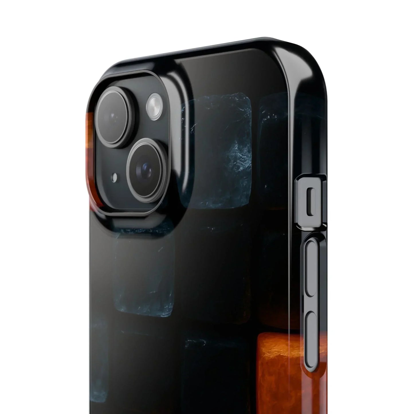 Blue Geometric Phone Case for iPhone 12-16 Models - KarArmDesign