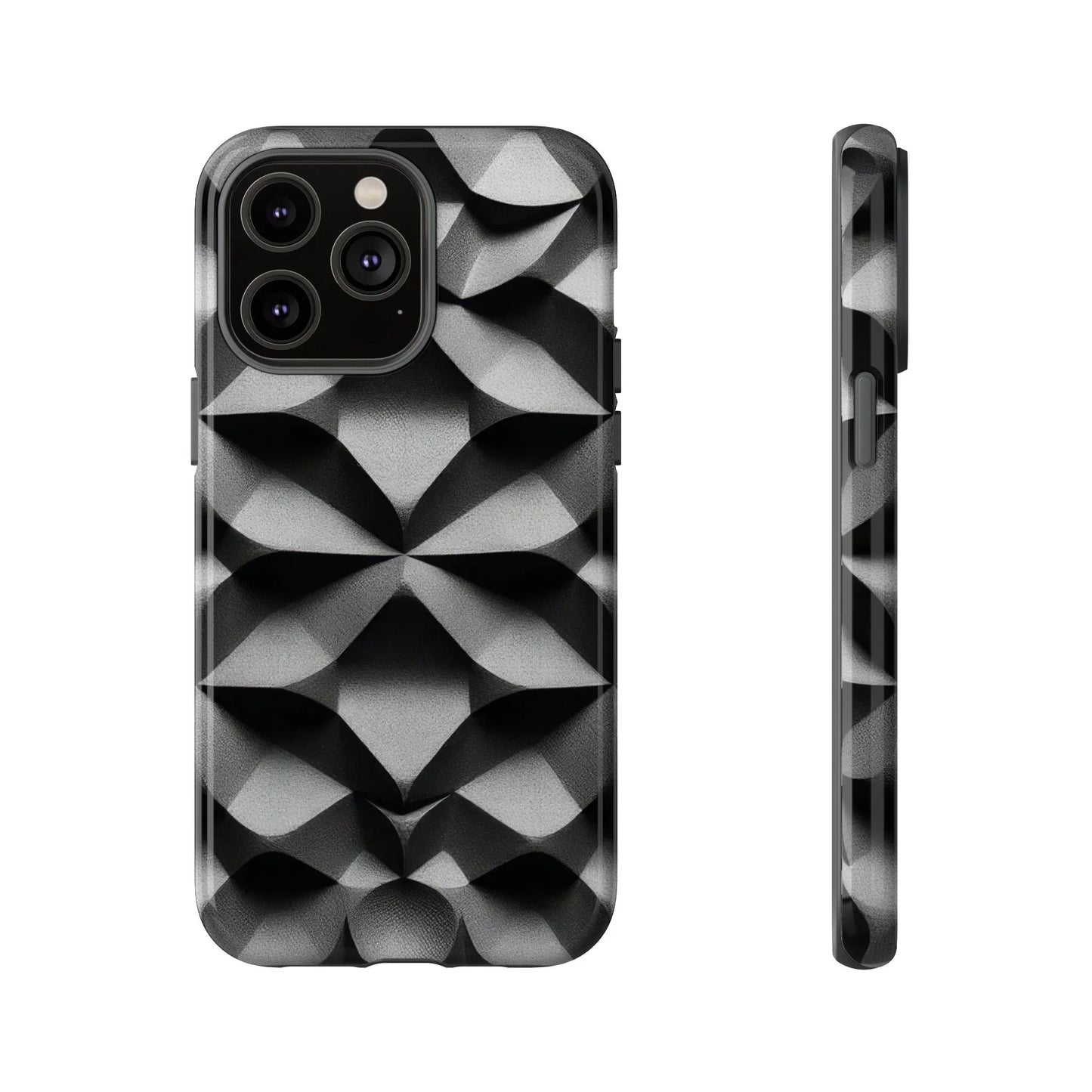 3D Geometric Phone Case for iPhone 8–16 Models - KarArmDesign