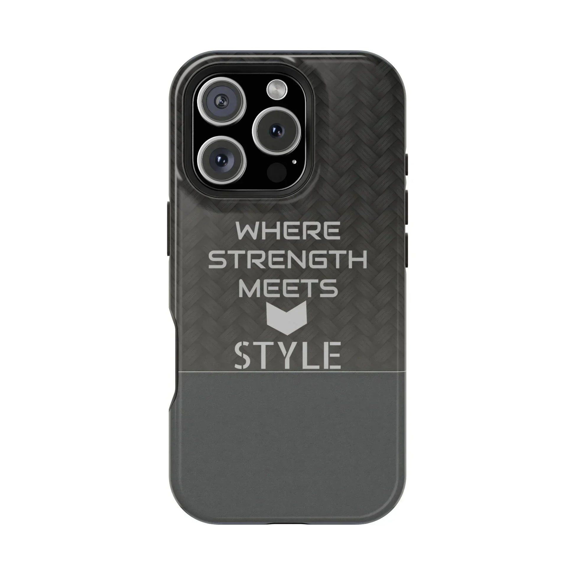 Gray Carbon Phone Case for iPhone 12-16 and Galaxy S21-S22 Models - KarArmDesign