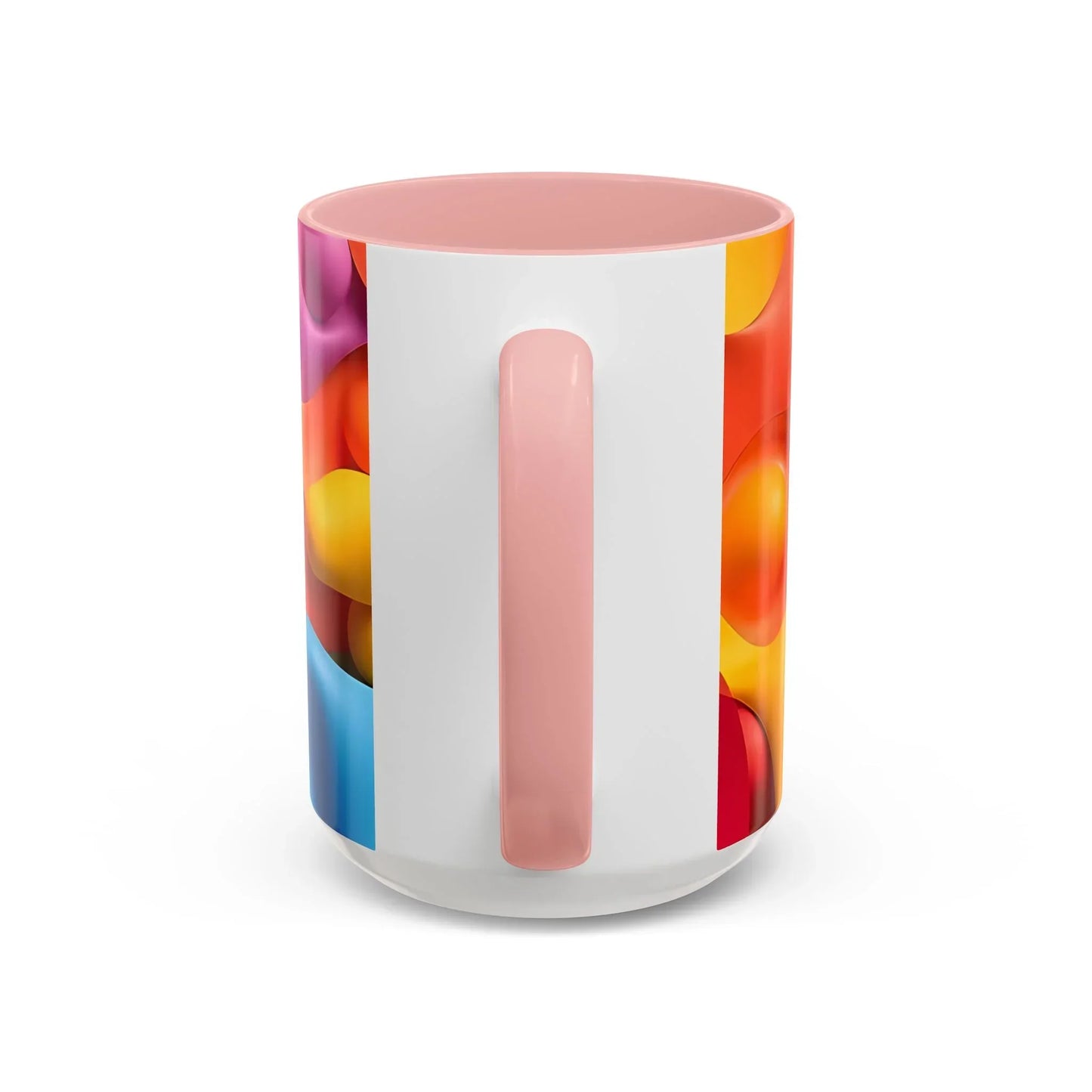 Bold Geometric Accent Coffee Ceramic Mug - KarArmDesign