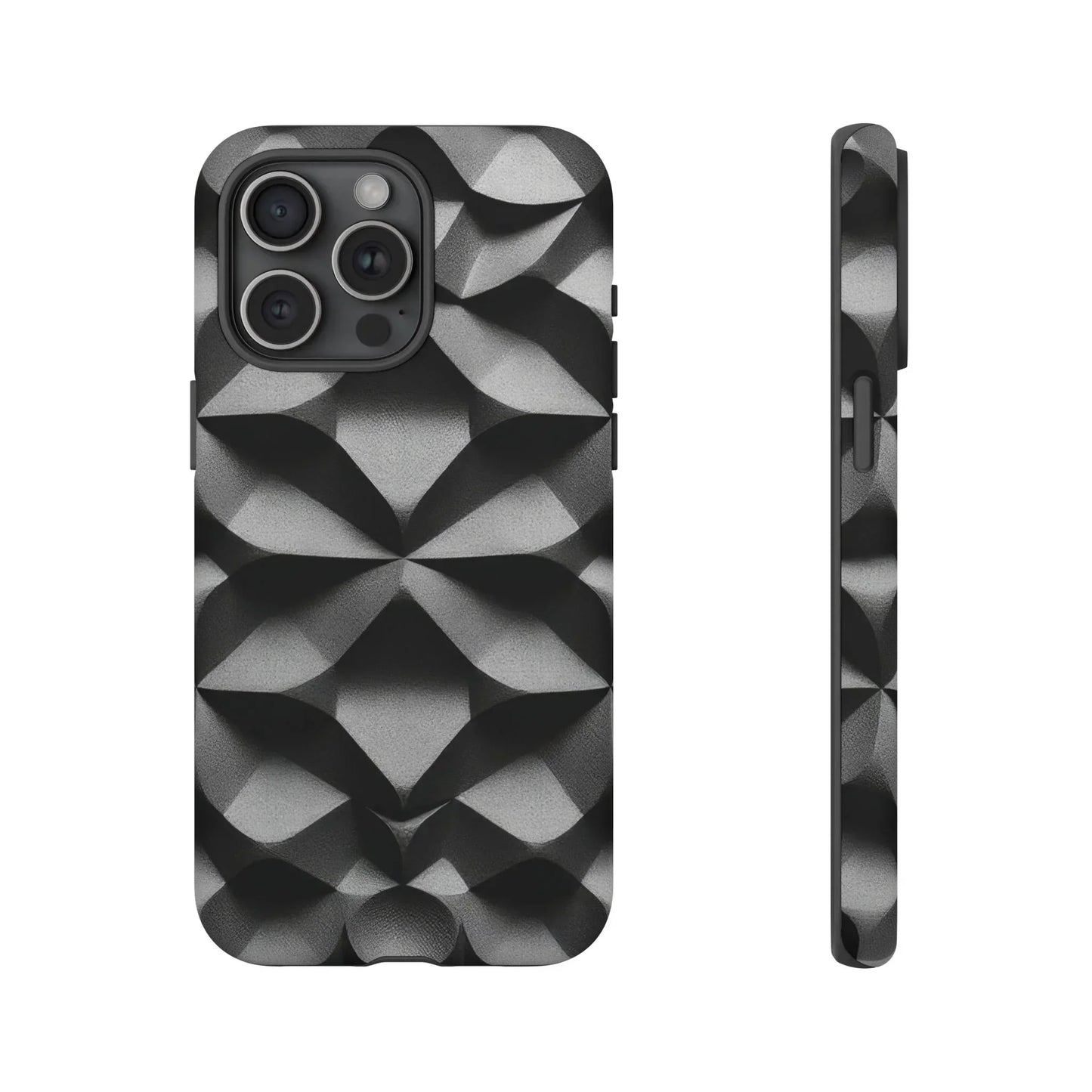 3D Geometric Phone Case for iPhone 8–16 Models - KarArmDesign