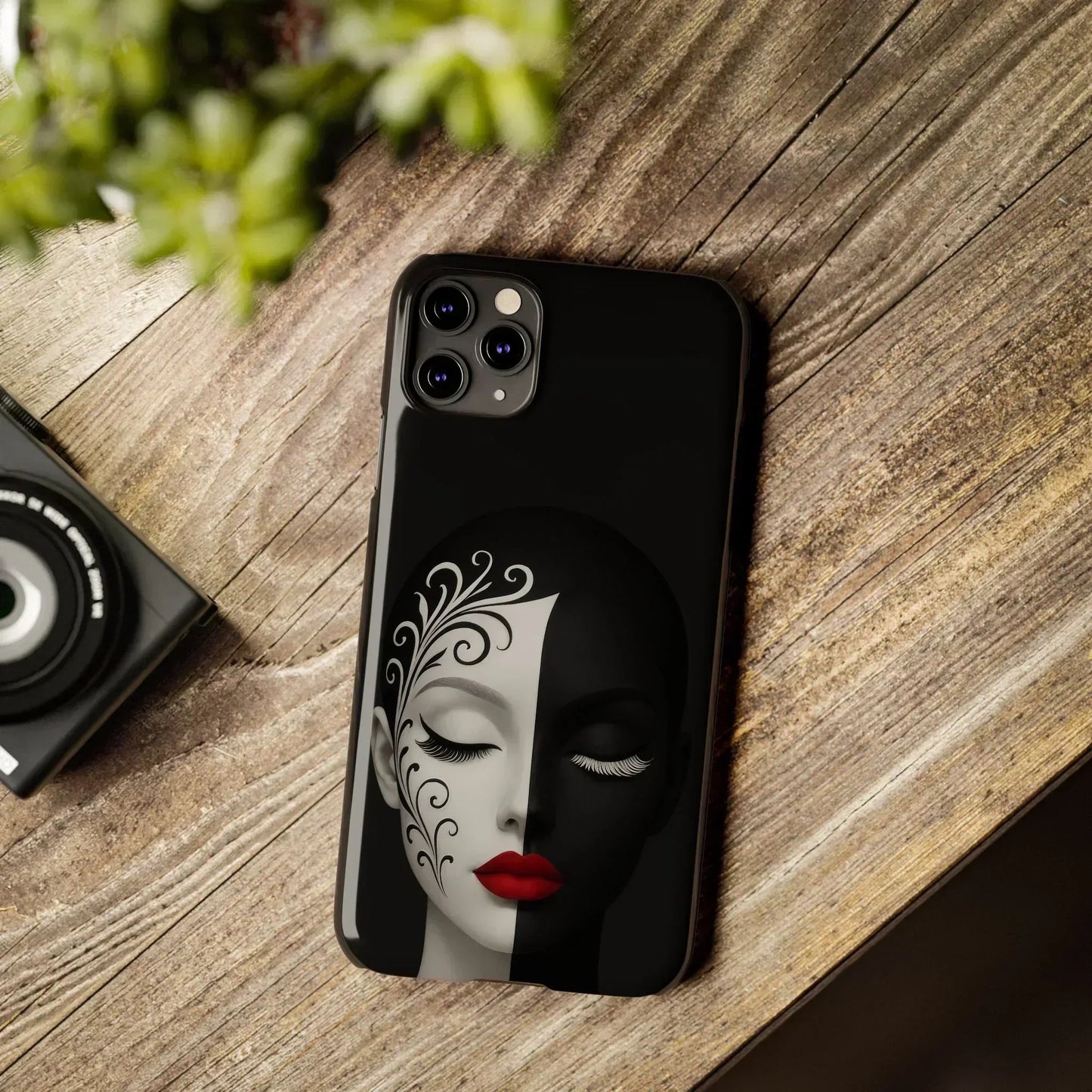 Artistic Head Design Phone Case for iPhone 7-16 Models - KarArmDesign