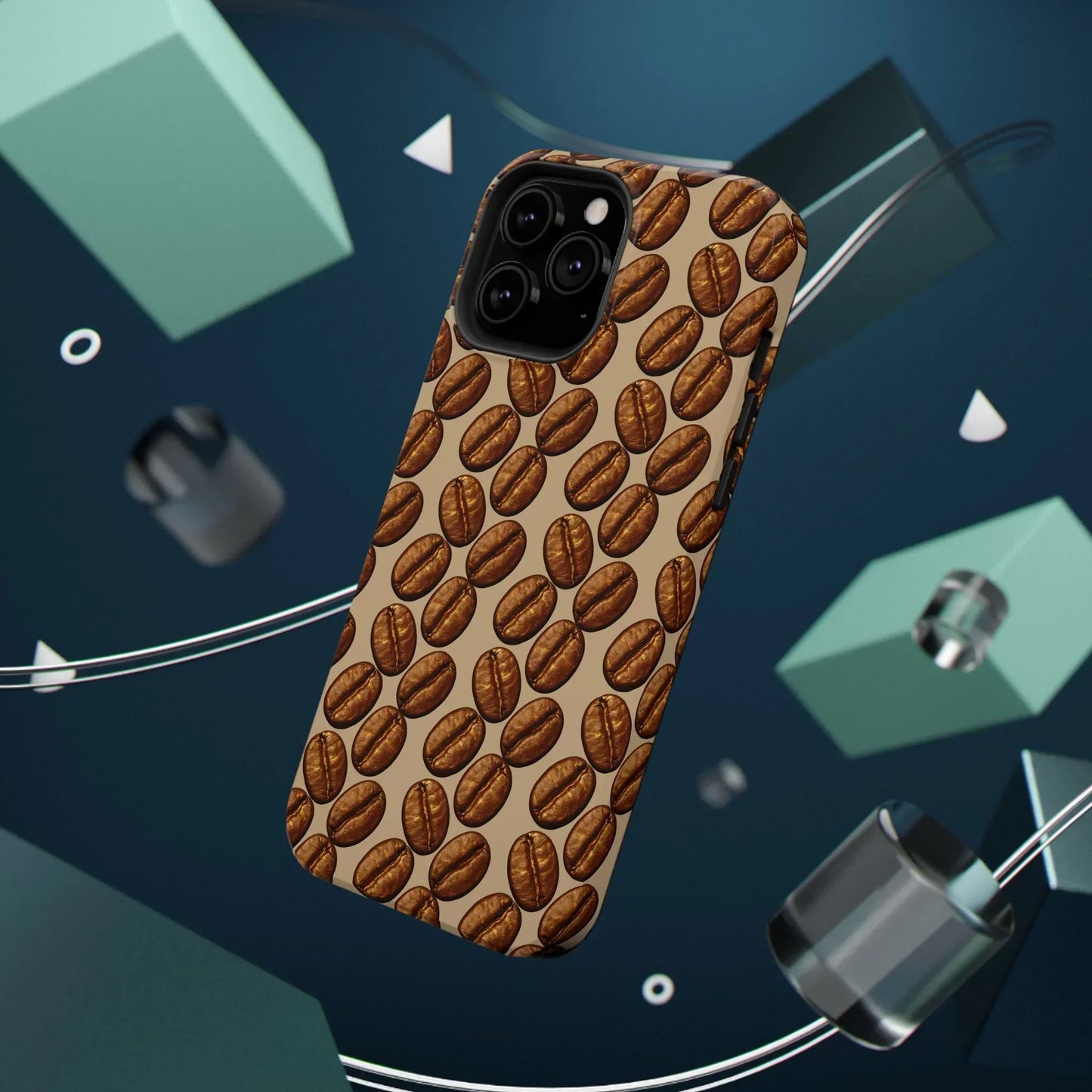 Coffee Pattern Phone Case for iPhone and Samsung Galaxy - KarArmDesign
