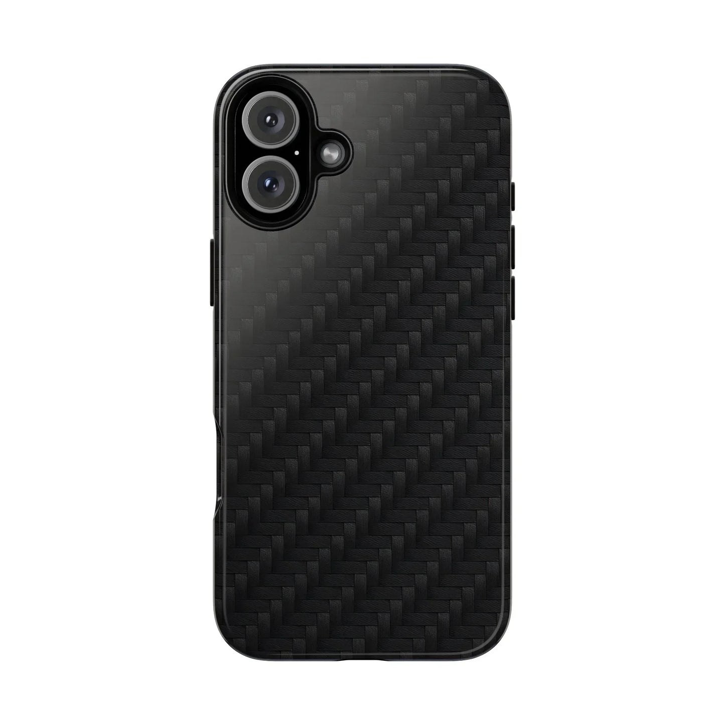 Black Carbon Phone Case Tough Case for iPhone 8-16 and Google Pixel up to 9 Models - KarArmDesign