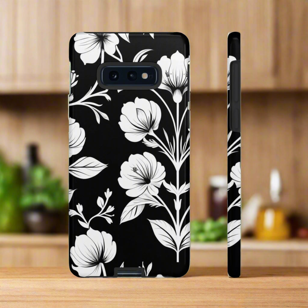 ElegantFloral Phone Case for Samsung Galaxy S10-S25 Models - KarArmDesign