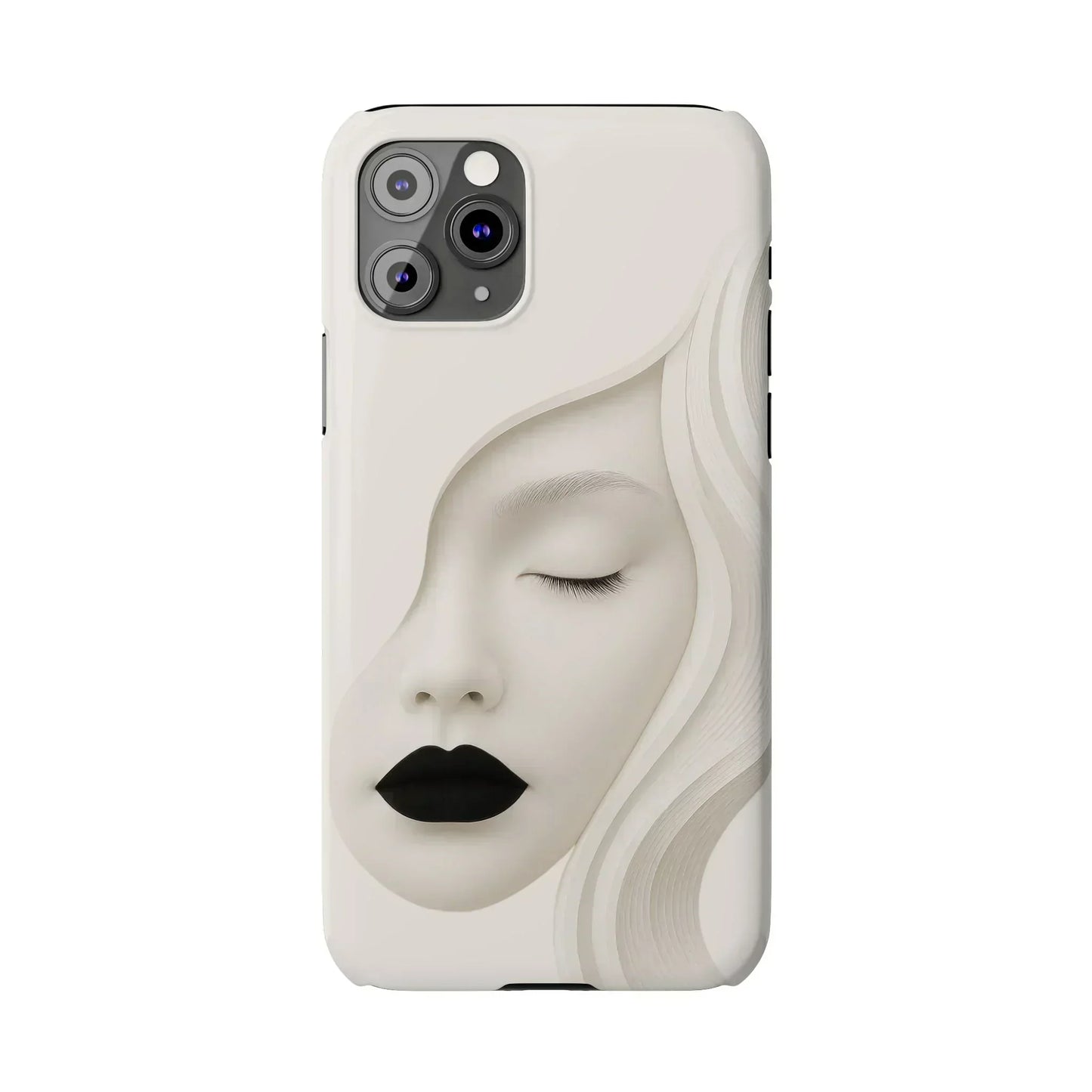 Minimalist Face Phone Case for iPhone 7-16 Models - KarArmDesign