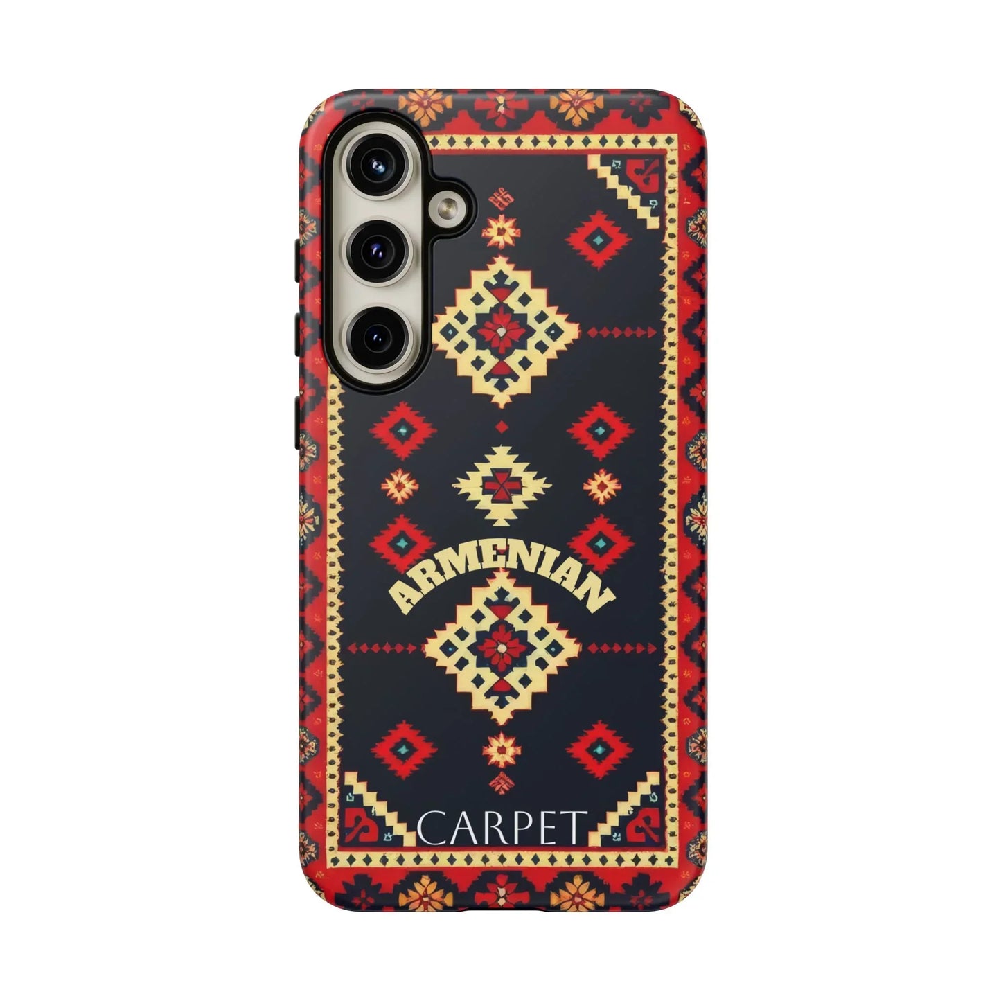 Armenian Carpet Design Phone Case for Samsung Galaxy and Google Pixel Models - KarArmDesign