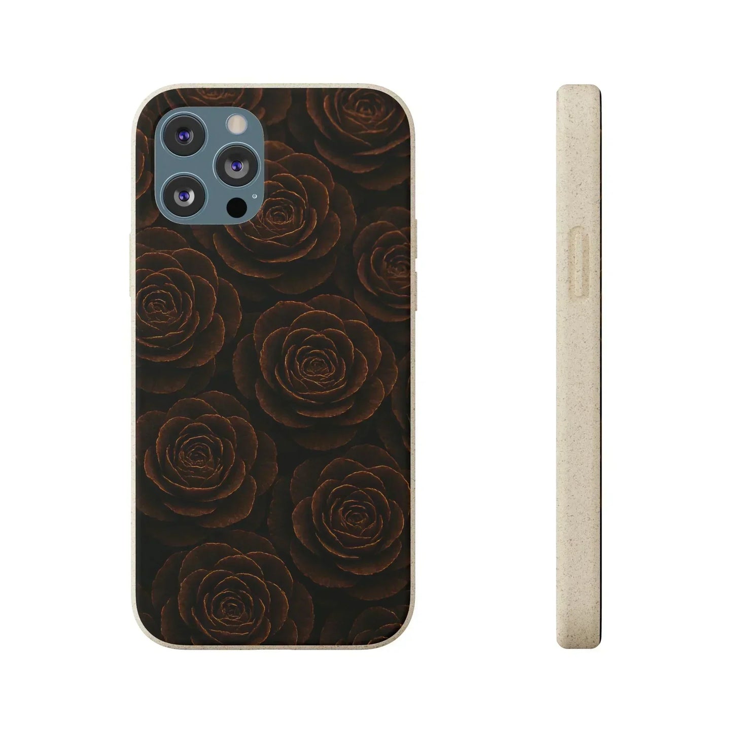 Wooden Roses Phone Case for iPhone 11-16 and Samsung Galaxy S20-S22 Models - KarArmDesign
