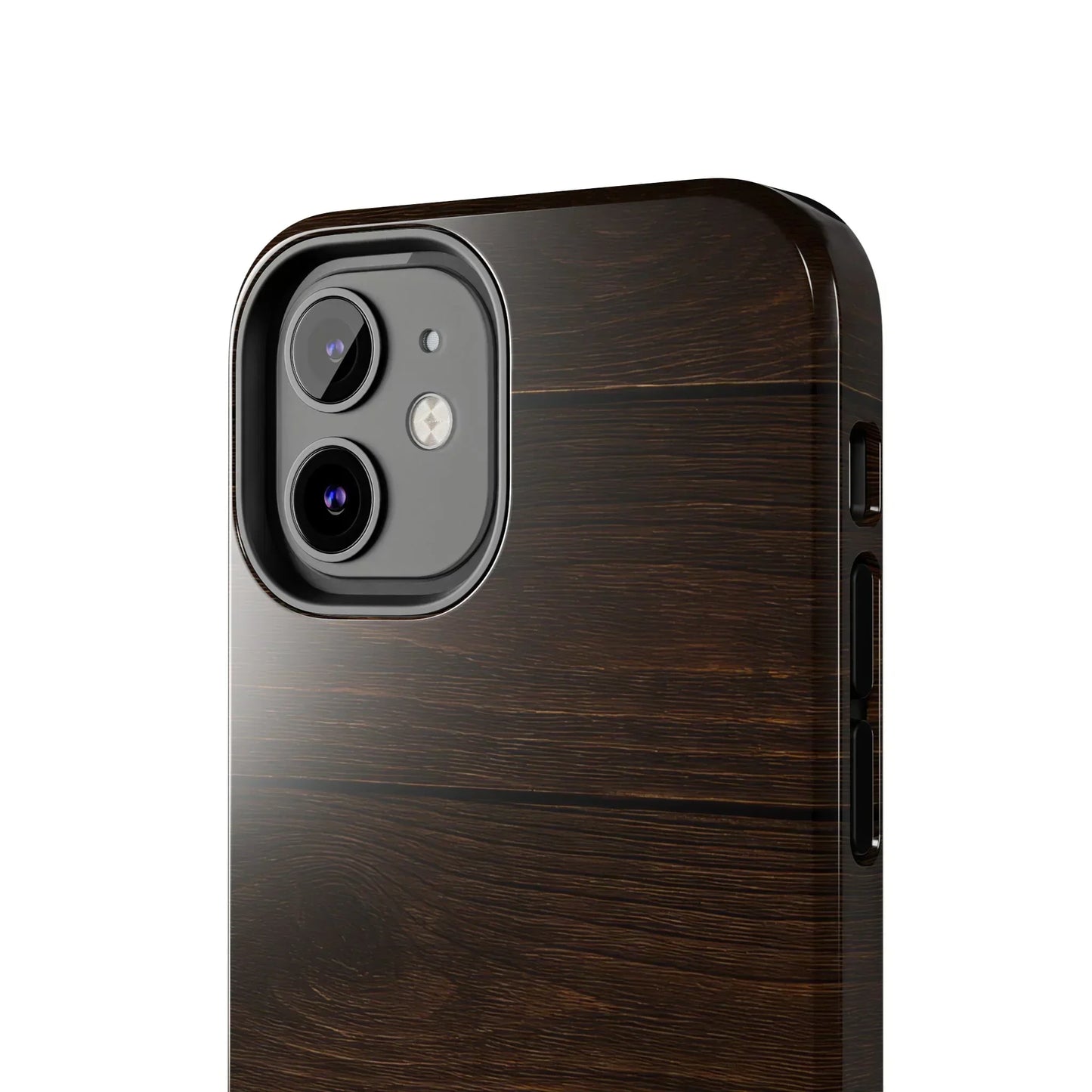 Dark Wood Grain Phone Case for iPhone and Galaxy - KarArmDesign