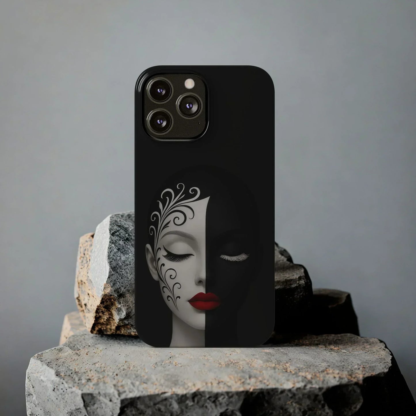 Artistic Head Design Phone Case for iPhone 7-16 Models - KarArmDesign
