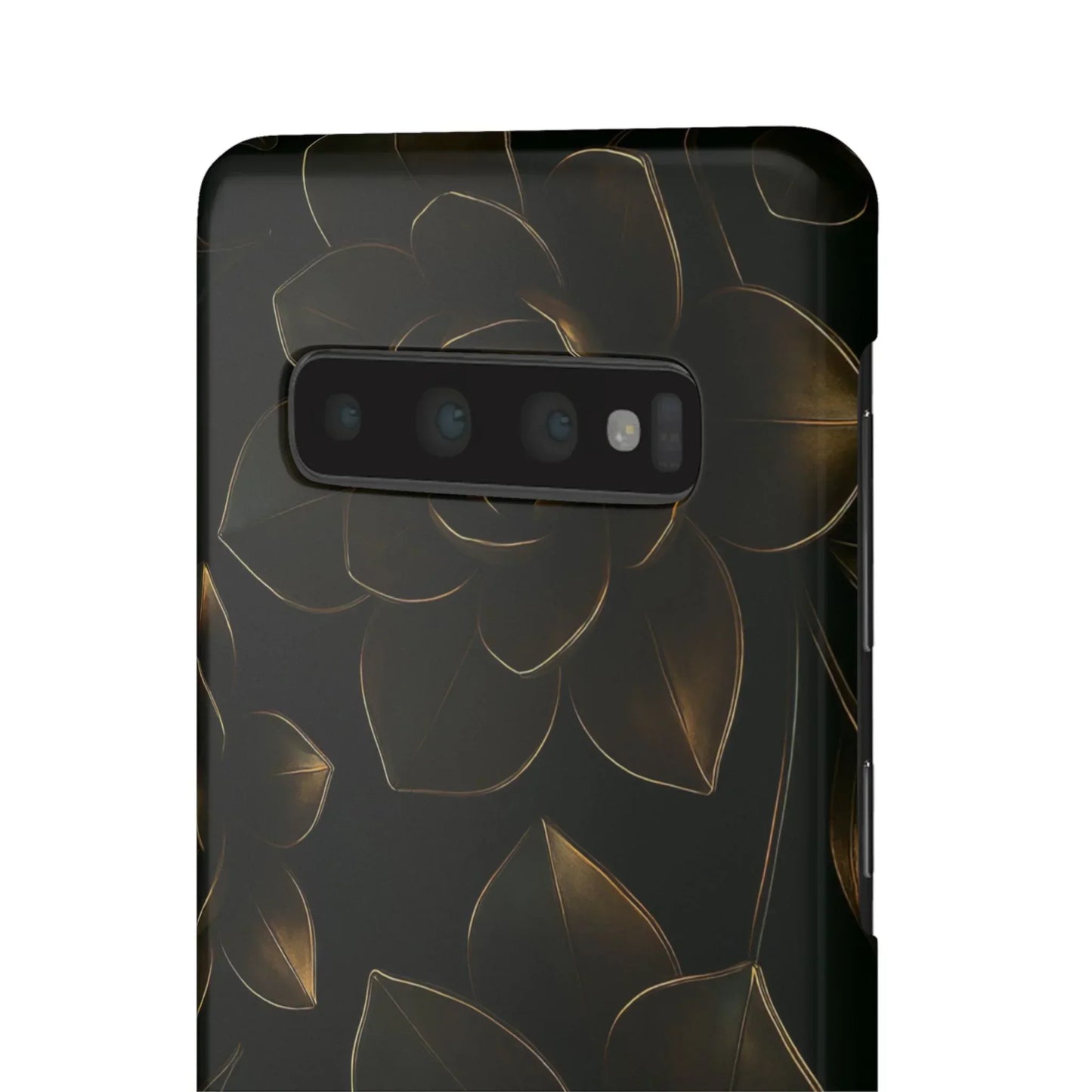 Metal Flower Phone Case for iPhone 7-16 and Galaxy S10-S24 Models - KarArmDesign