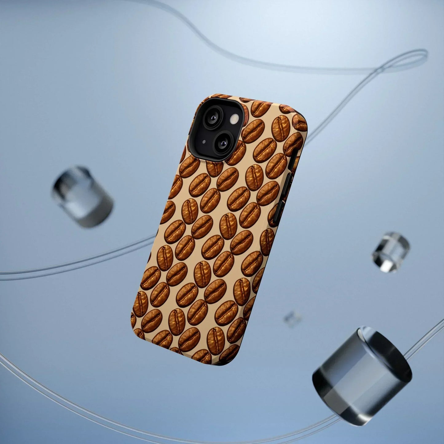 Coffee Pattern Phone Case for iPhone and Samsung Galaxy - KarArmDesign