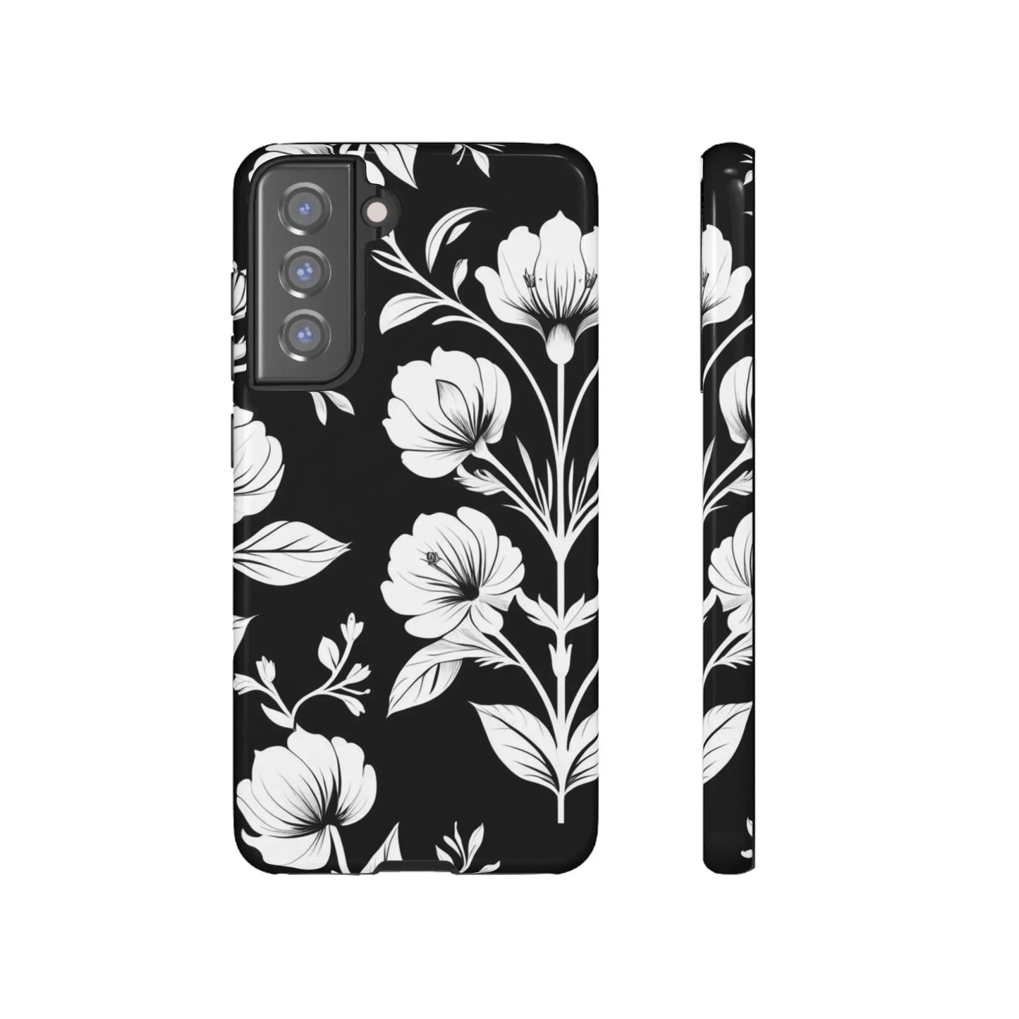 ElegantFloral Phone Case for Samsung Galaxy S10-S25 Models - KarArmDesign