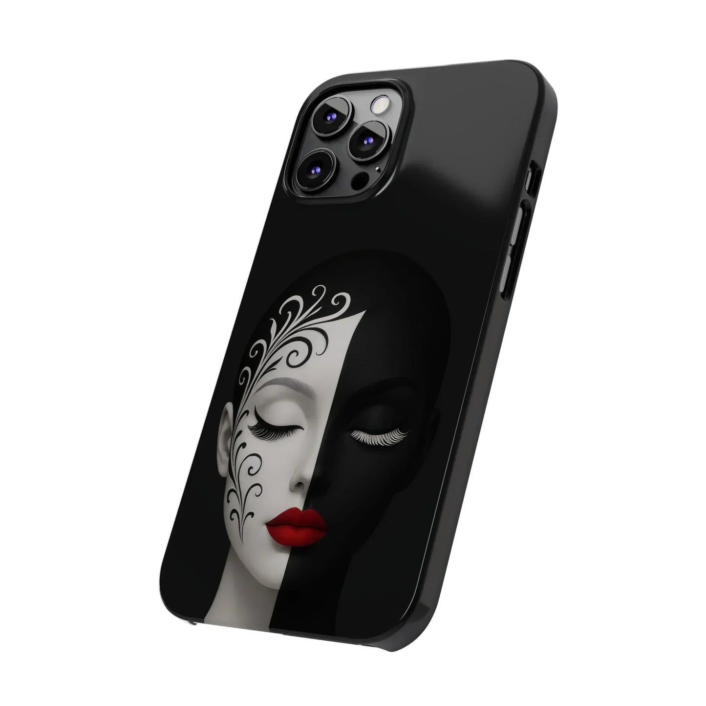 Artistic Head Design Phone Case for iPhone 7-16 Models - KarArmDesign