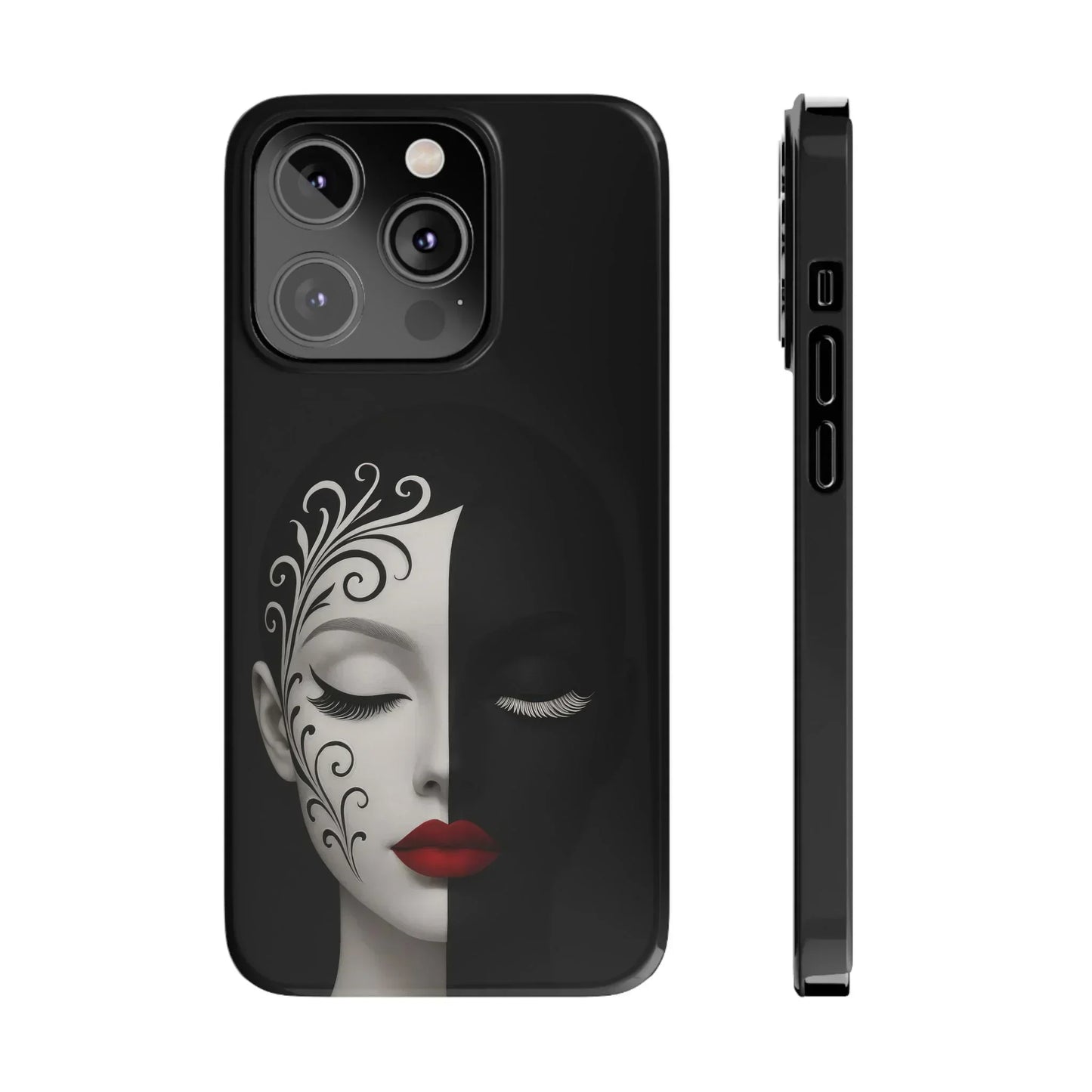 Artistic Head Design Phone Case for iPhone 7-16 Models - KarArmDesign