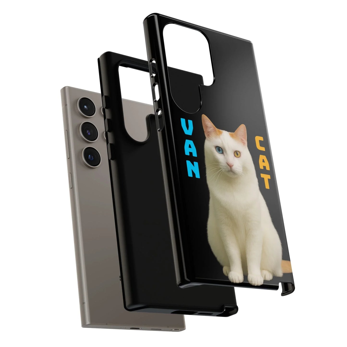 VAN CAT Phone Case for iPhone 8-16 and Samsung Galaxy S20-S25 Models
