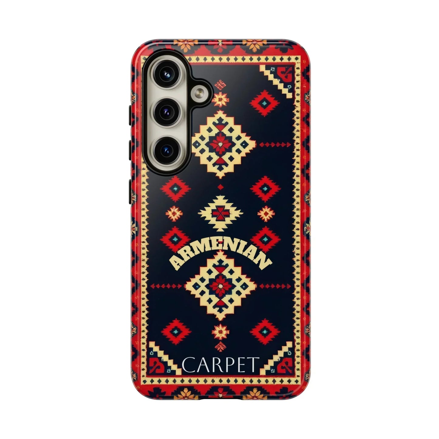 Armenian Carpet Design Phone Case for Samsung Galaxy and Google Pixel Models - KarArmDesign