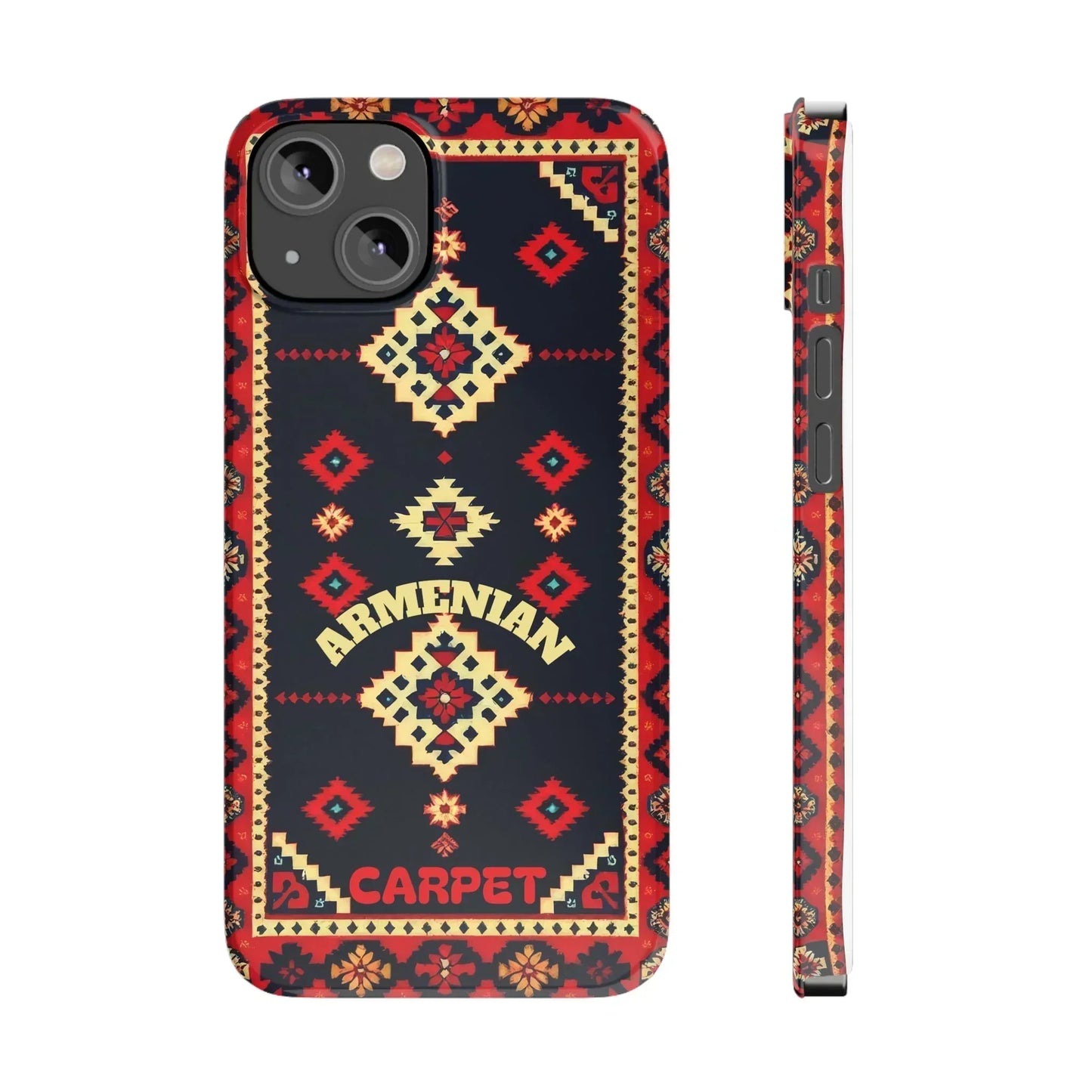 Armenian Carpet Pattern Traditional Ethnic Design Phone Case for iPhone 7-16 Models - KarArmDesign