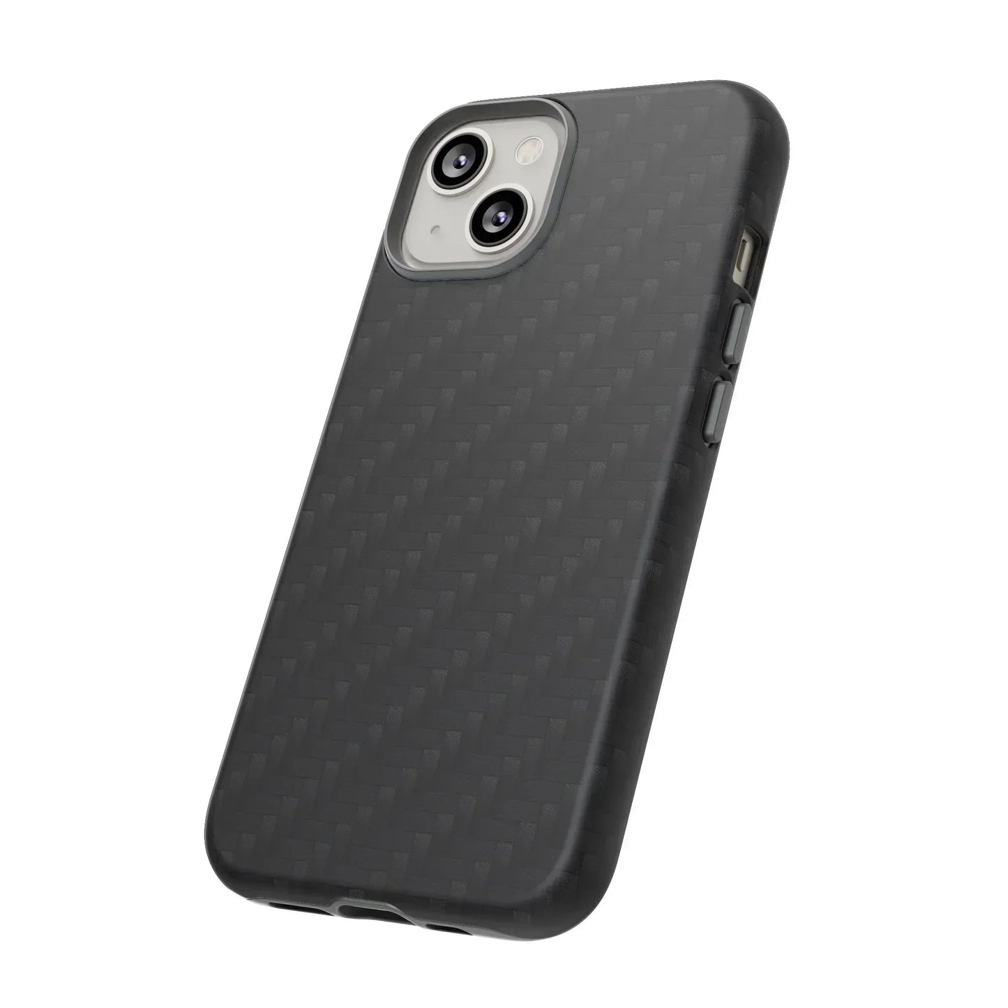 Black Carbon Phone Case Tough Case for iPhone 8-16 and Google Pixel up to 9 Models - KarArmDesign