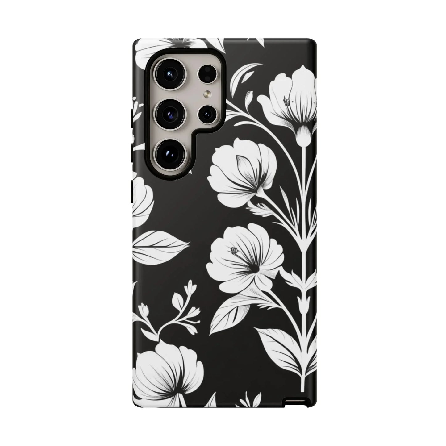 ElegantFloral Phone Case for Samsung Galaxy S10-S25 Models - KarArmDesign
