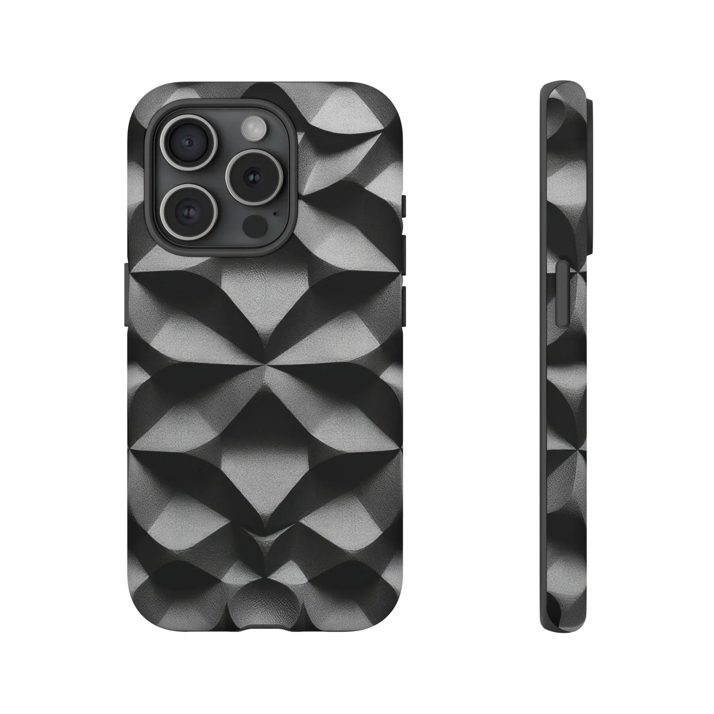 3D Geometric Phone Case for iPhone 8–16 Models - KarArmDesign
